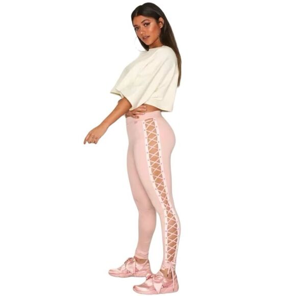 NWT- Fenty X Puma by Rihanna Laceup leggings - Picture 3 of 16